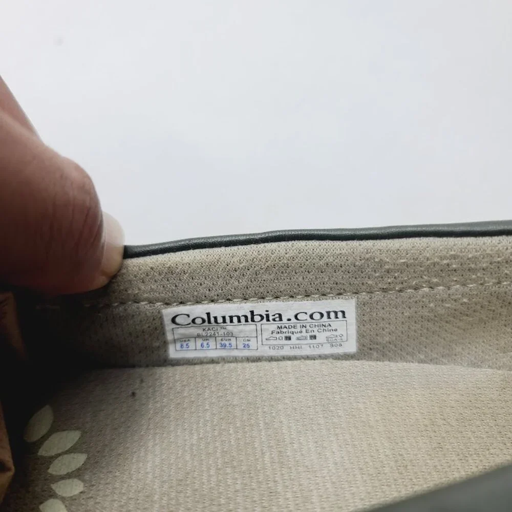 Columbia Women's‎ Ivory Green Kaci BL2241-103 Leather Ballet Flats Size 8.5